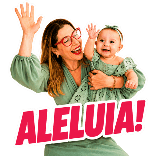 Prévia de figurinha do pacote Mulher de coragem